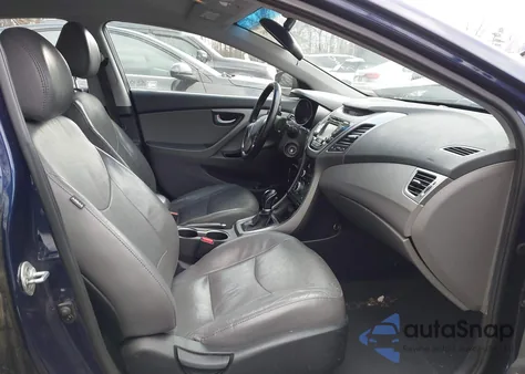 2014 Hyundai Elantra Limited из США, поврежденный, VIN 5NPDH4AE2EH483576